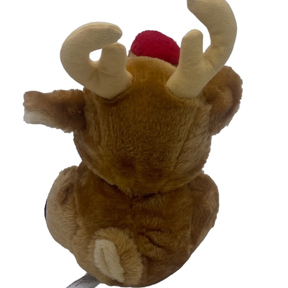 Vtg House of Lloyd Plush Reindeer w/ Candy Cane Christmas Toy Stuffed Animal 12” - Picture 9 of 11